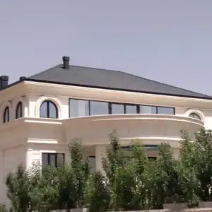 عکس سقف شیروانی ویلایی در یزد